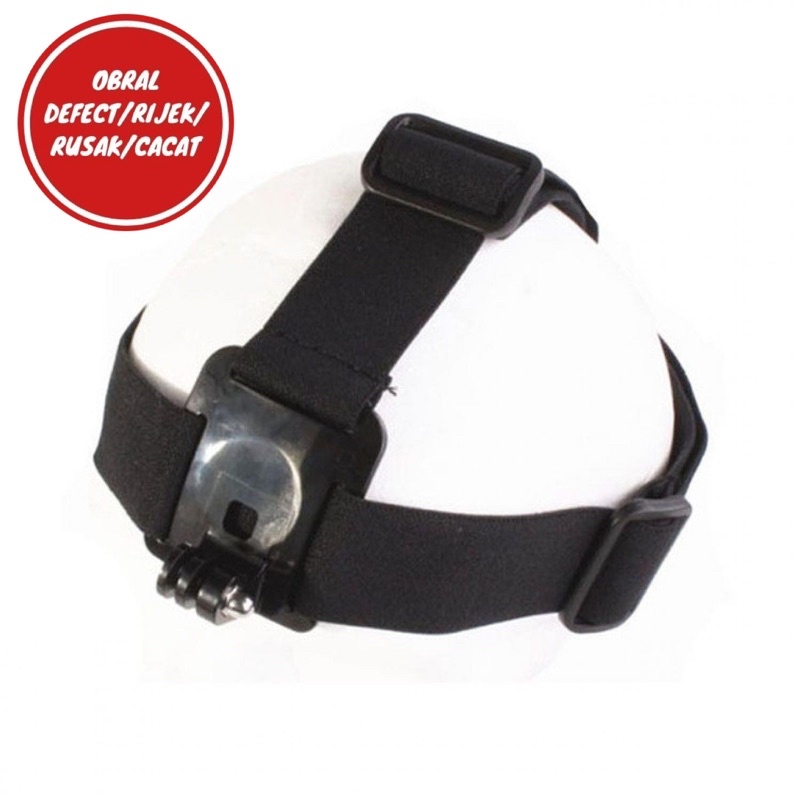 [OBRAL RIJEK] Elastic Adjustable Head Strap Simple Anti-Slide Glue Yi / GoPro