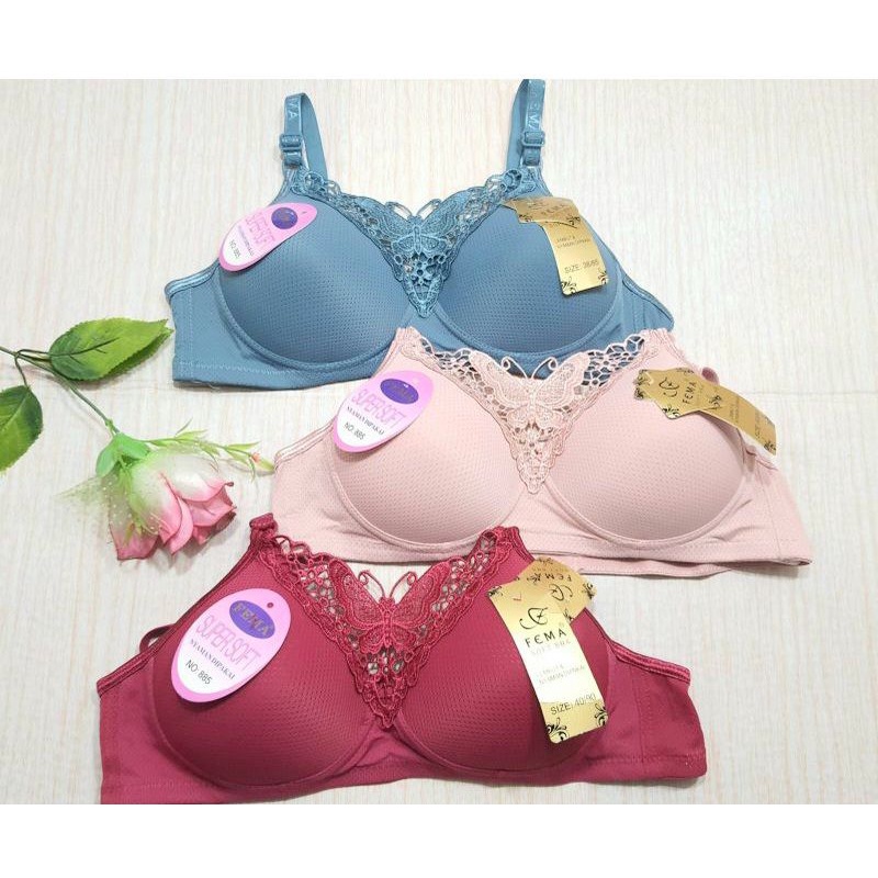 Bra fema renda kupu kupu termurah