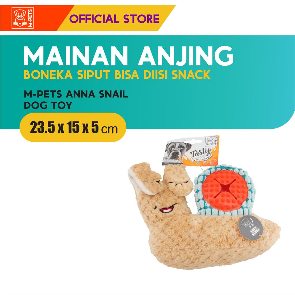 M-Pets Snail Dog Toy Treat Dispenser Squeaker / Mainan Boneka Siput