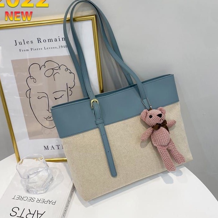 (2Pc Bisa 1Kg)GTBI998876930 New arrival !!! Tas Tote Bag  Wanita Import original  Ready+BONEKA