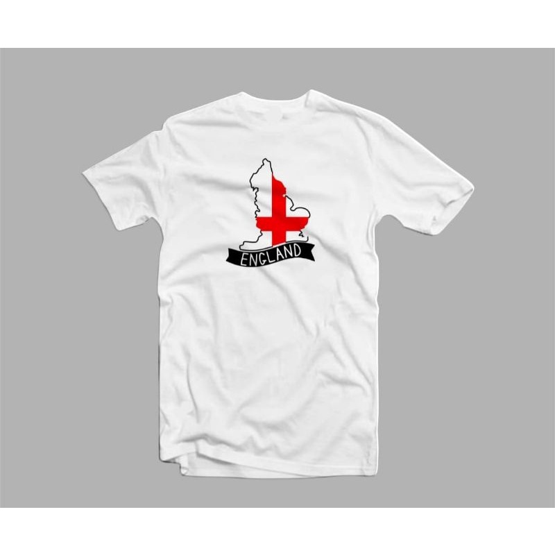 Kaos t-shirt timnas ENGLAND timnas INGGRIS desain PULAU piala dunia qatar 2022