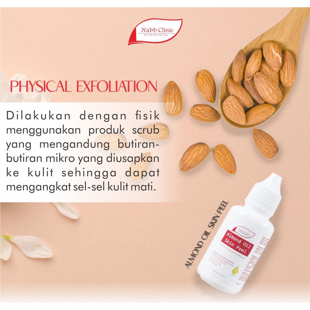 Almond oil peeling solution