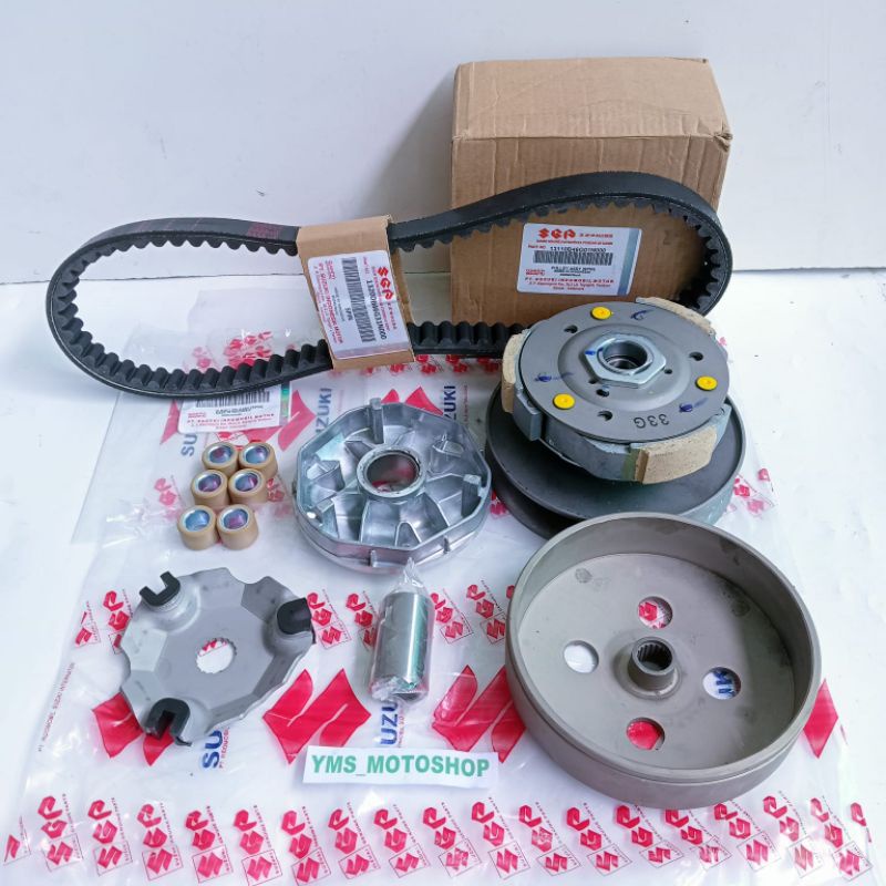 (Paket Hemat CVT)Paket Komplit CVT Suzuki Spin 125, SkyDrive, skywave