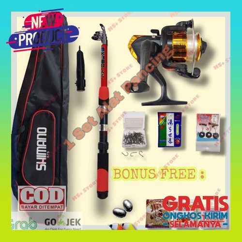 Grosir Pancing Shimano Murah Lengkap Siap Pakai, Set Pancing Siap Pakai, Pancing Murah, Grosir Panci