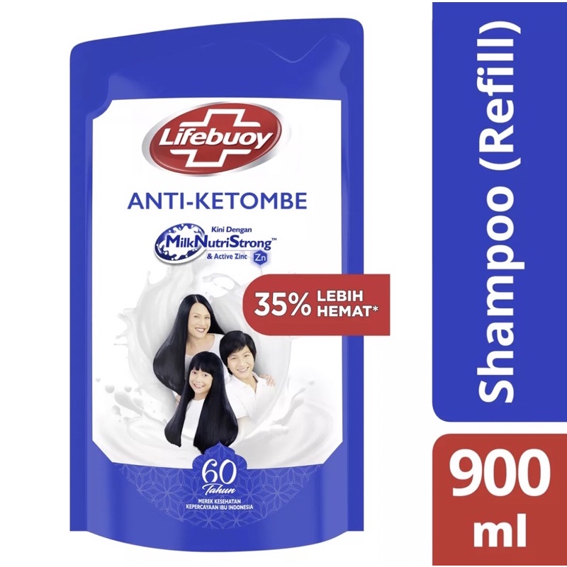 Lifebuoy Shampo Refill Anti Ketombe Anti Dandruff 900 Ml