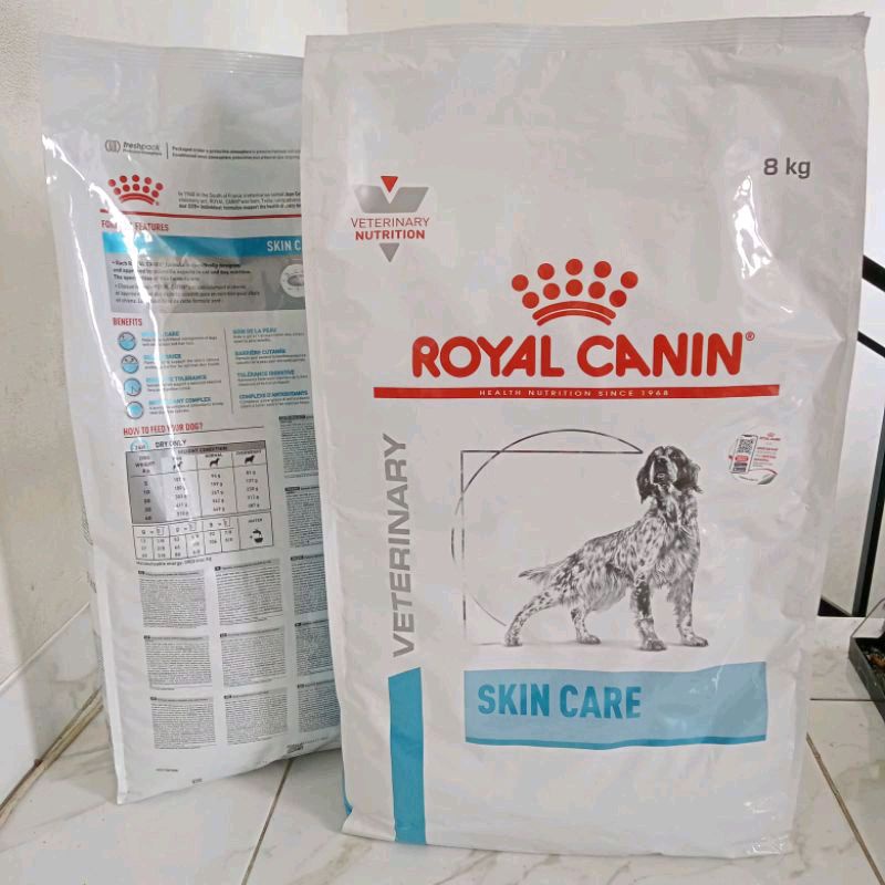 Royal Canin Veterinary Skin Care Dog 8kg l makanan khusus untuk anjing alergi gangguan kulit