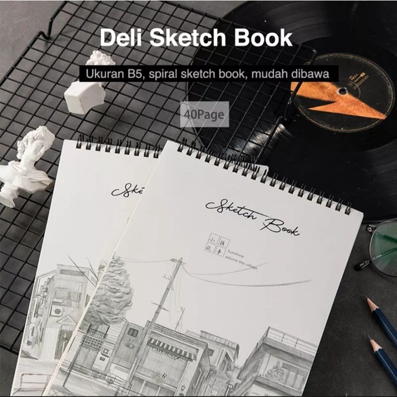 

Sketchbook vertikal B5 40Halaman