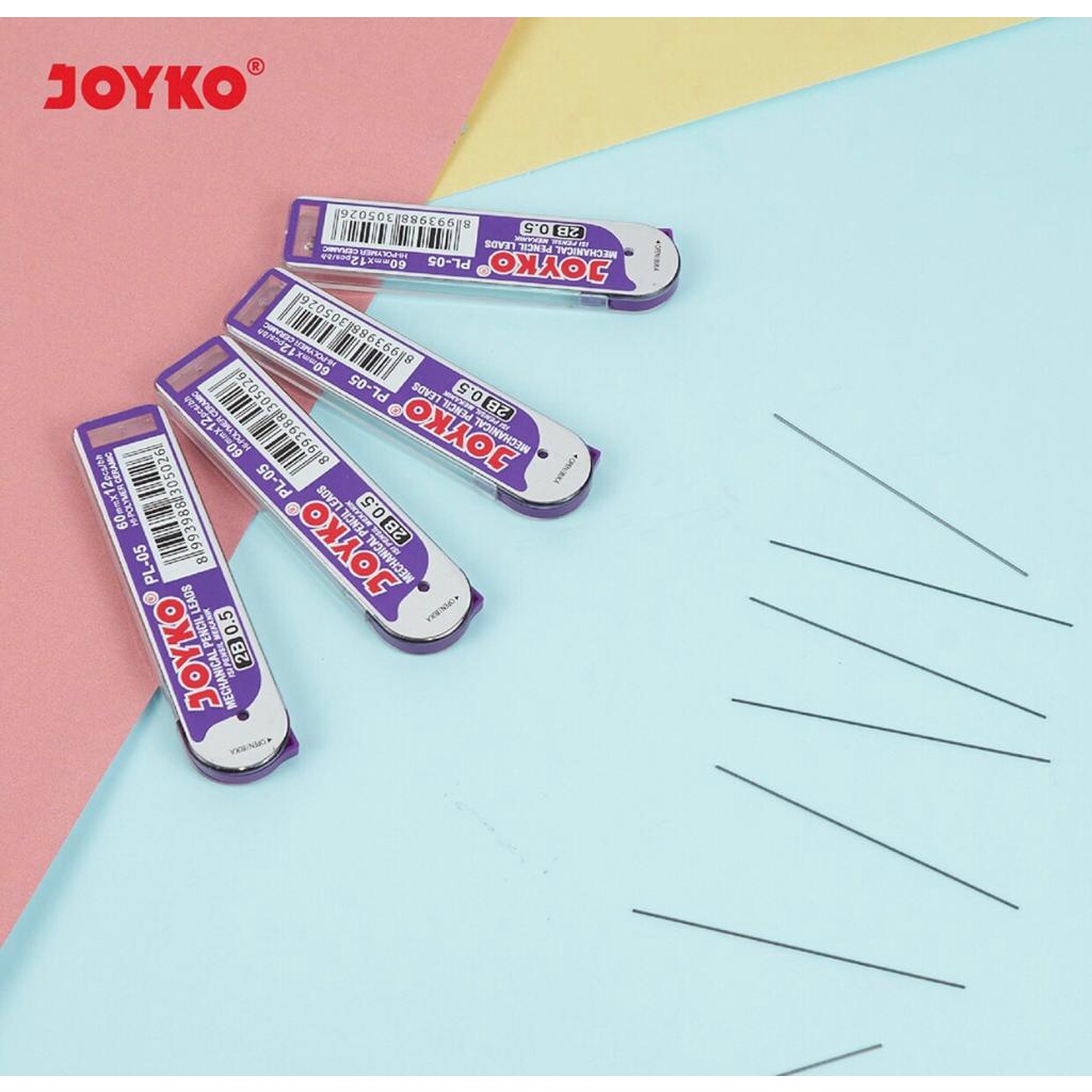 

Pencil Lead Isi Pensil Mekanik Joyko 2B 0.5 mm Refil Pensil Mekanik