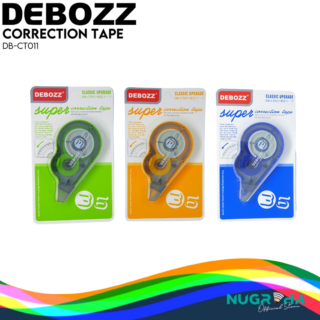 

CP TAPE / TIP EX / CORRECTION DEBOZZ DB-CT011