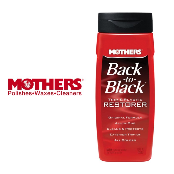 Mothers Back To Black Plastic Trim Restorer, Semir penghitam plastik