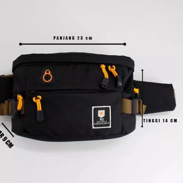 Tas selempang pria slingbag R2 - Hijau