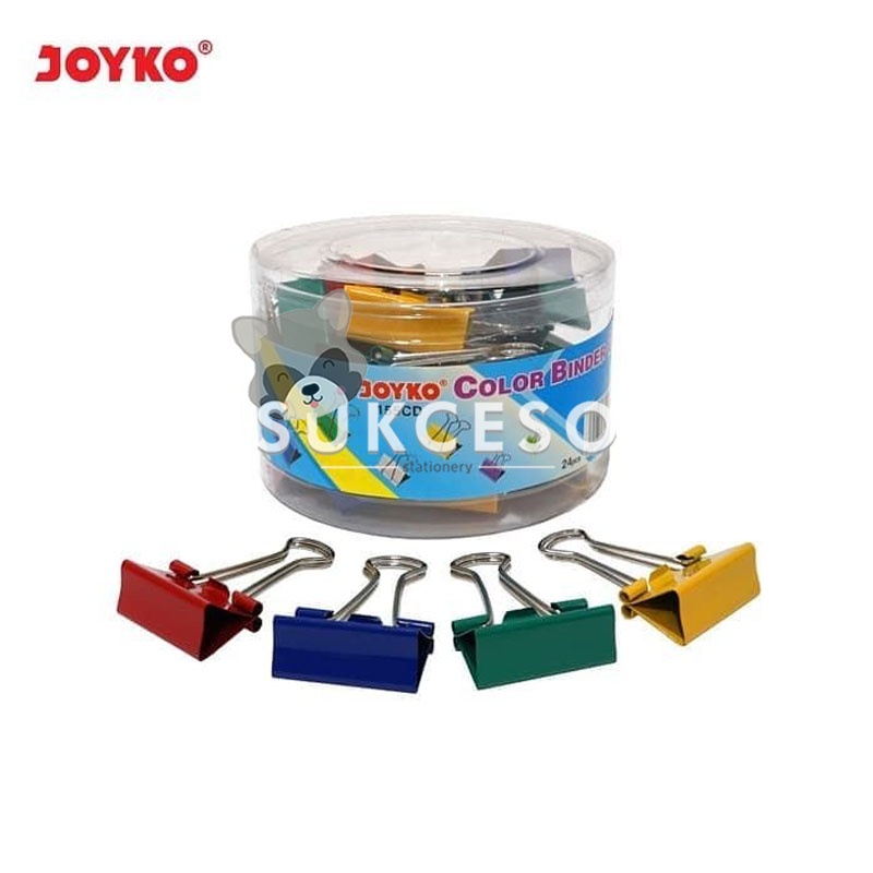 

Joyko Binder Clip Penjepit Kertas 155CD / Penjepit Kertas Warna Murah Berkualitas