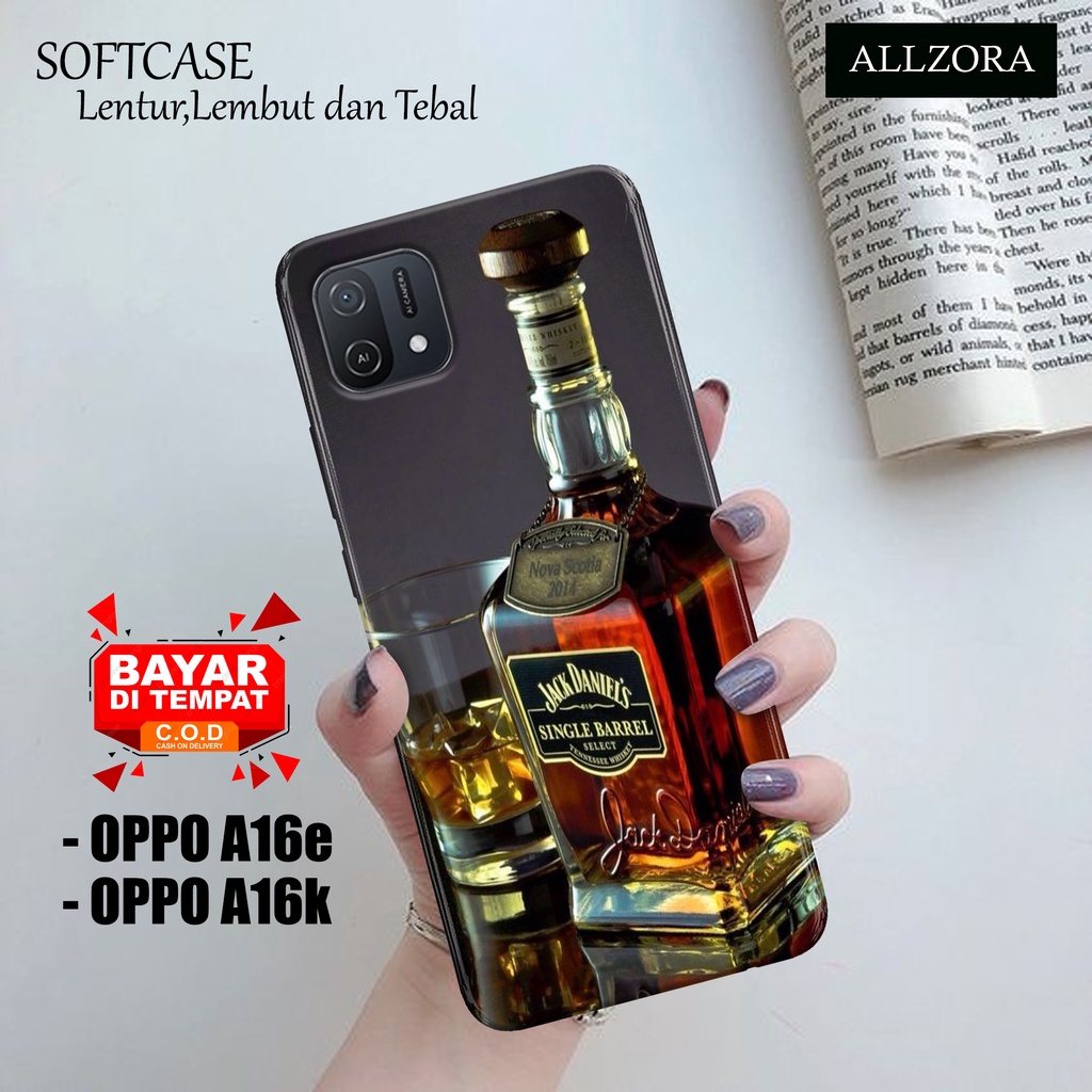 Softcase Hp Oppo A16e / Oppo A16k Terbaru  - Fashion Case Branded - Case Oppo A16e / Oppo A16k - Cas