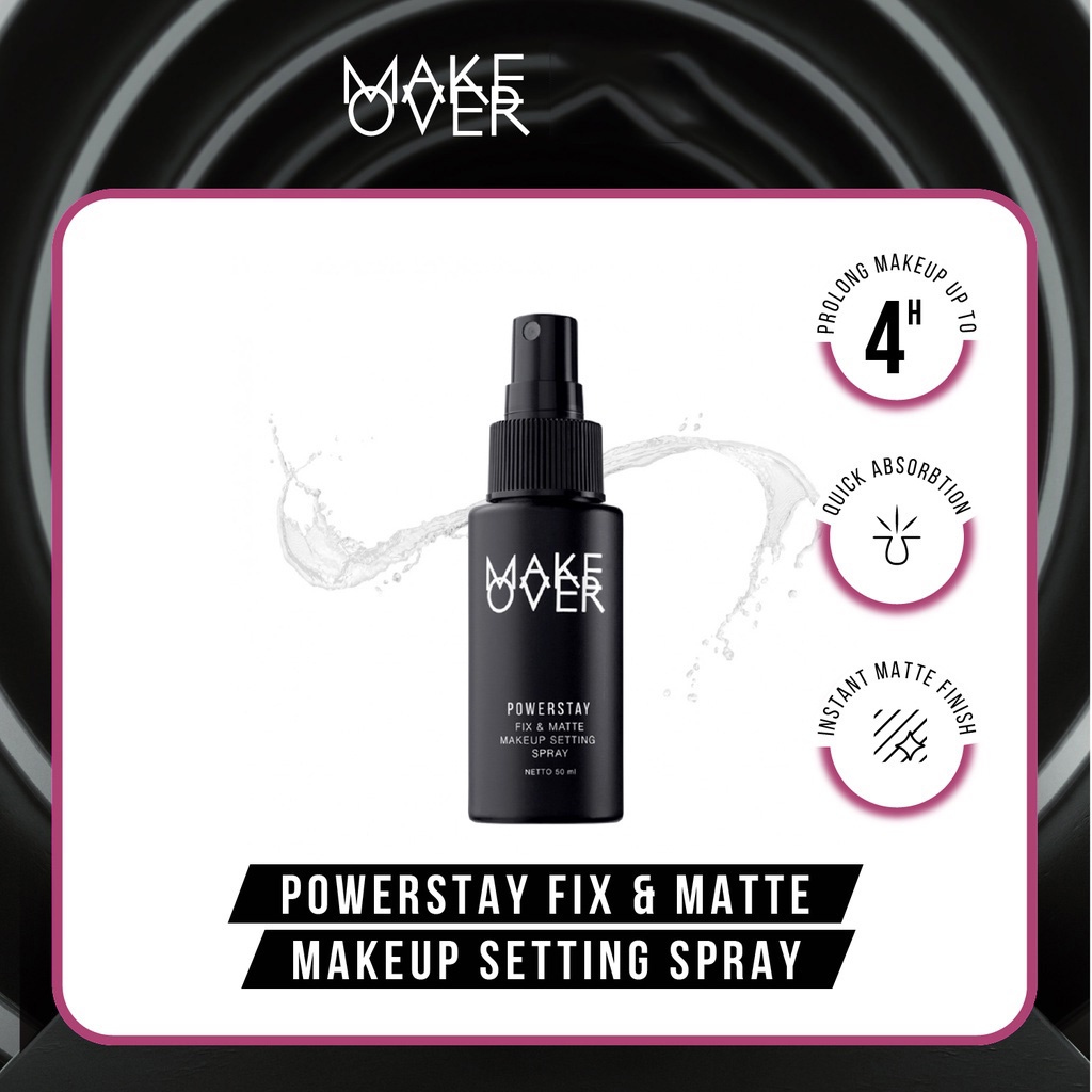 MAKE OVER Setting Spray Powerstay Fix &amp; Matte Makeup