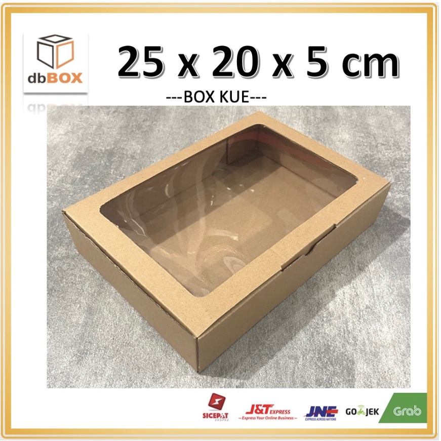 

BOX MIKA 25x20x5 kardus die cut, untuk kue hampers gift box MIKA MIKA-