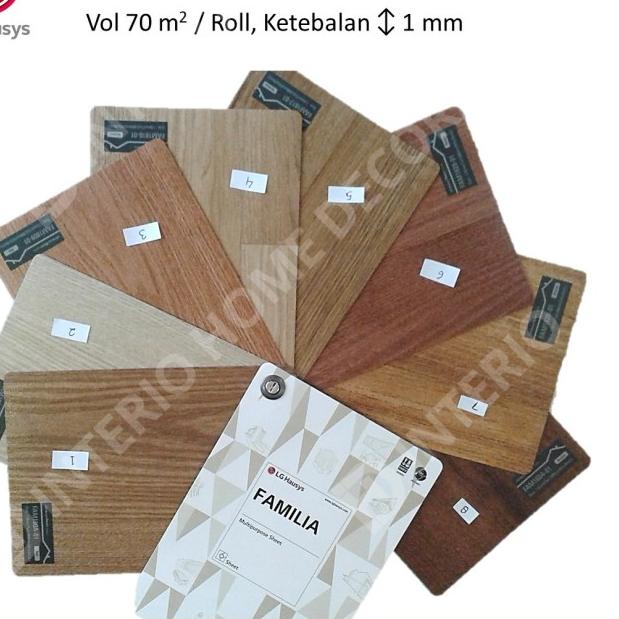 Vinyl Vinil Lantai Roll Kayu Murah LG Hausys FAMILIA - per METER - Katalog