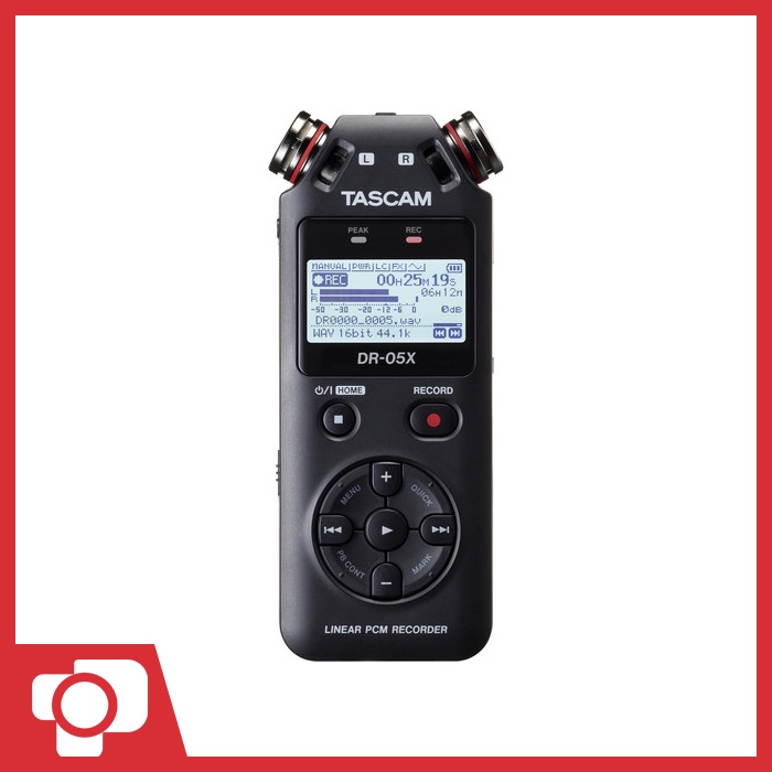 Tascam DR-05X Stereo Handheld Digital Audio Recorder