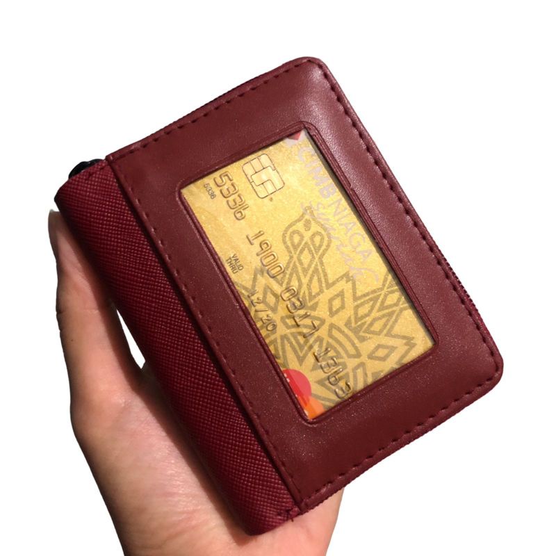 Dompet Kartu ATM Credit Card 18slot Lock Wallet Ada Slot Uang