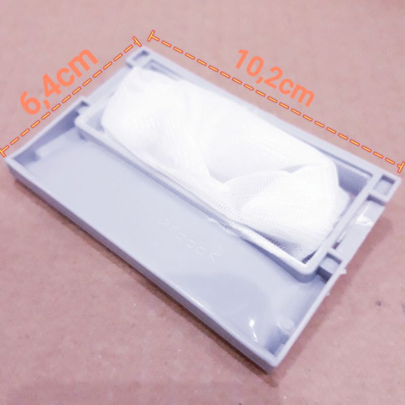 saringan filter kotoran mesin cuci LG turbo drum