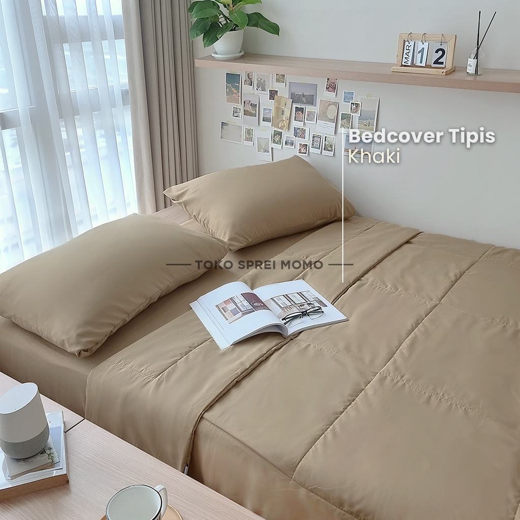 Bedcover Double Lite Edition - Microtex Seri 01 - Selimut Saja