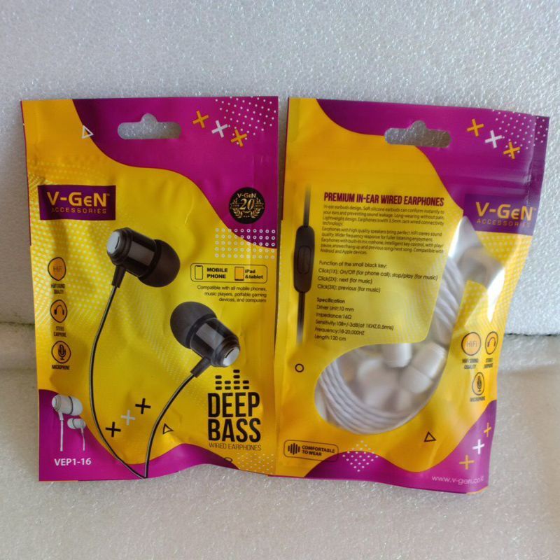 Headset V-Gen Vep1-16