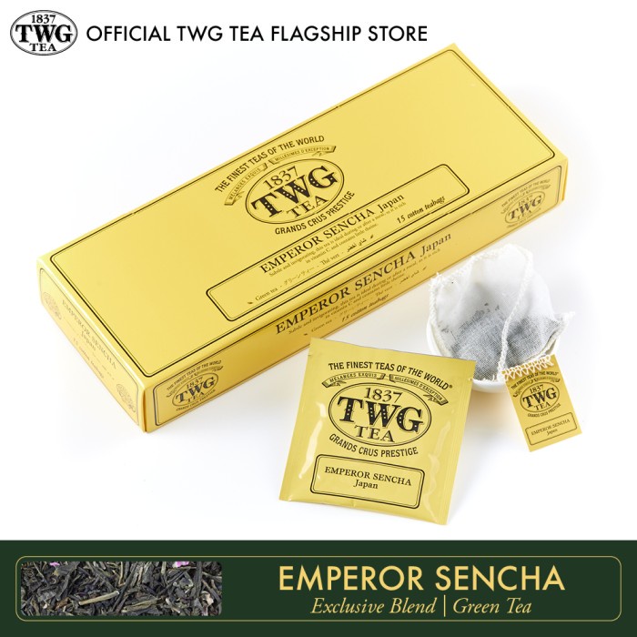 

TWG TEA EMPEROR SENCHA, COTTON TEABAG