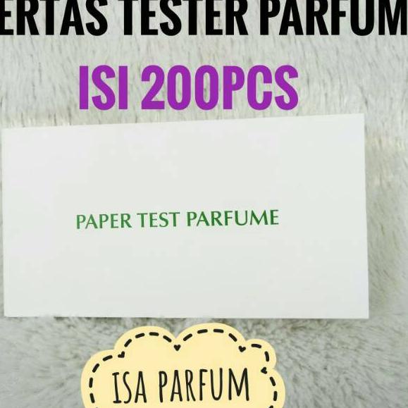 Promo besar--Kertas Tester Parfum - paper test - kertas sampel parfum