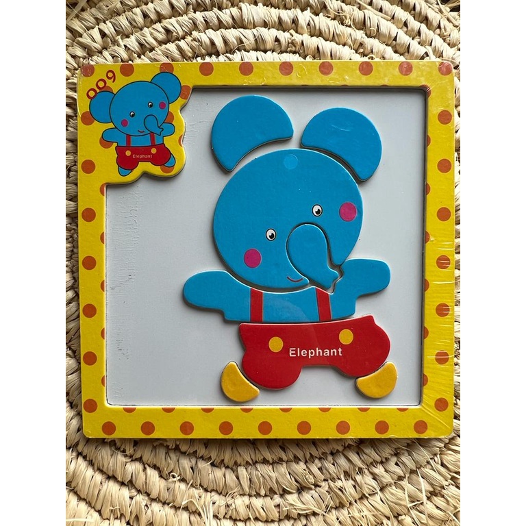 Puzzle Magnetic - Mainan Anak/Mainan kayu LCM05 /Mainan Edukasi