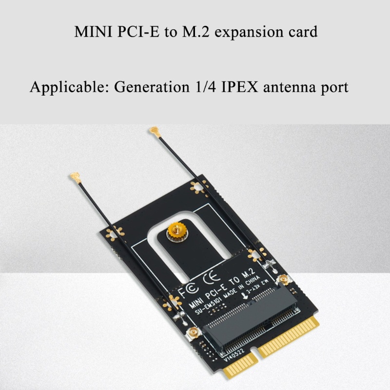 Btsg NGFF M2 to Mini PCIe Adapter Mini PCIe to M2 NGFF Wireless Module Adapter