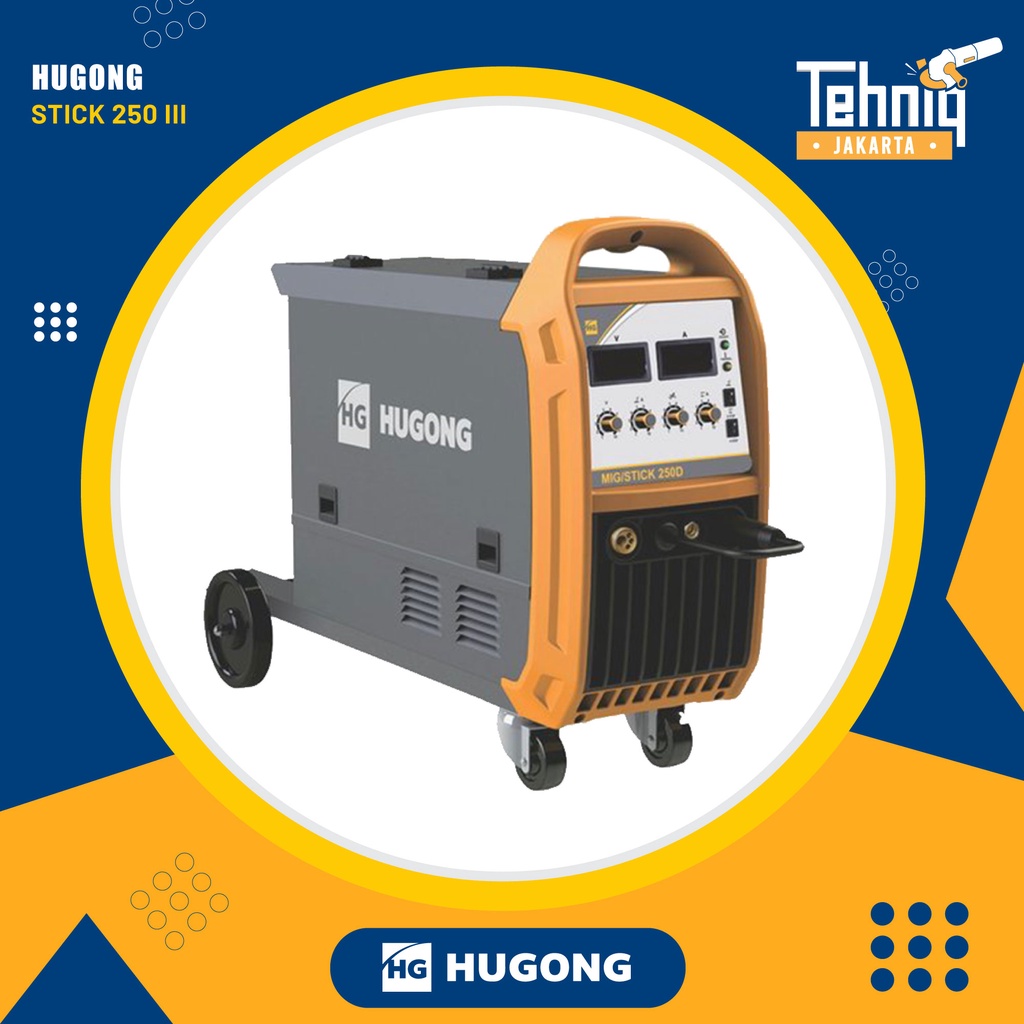 Mesin Las HUGONG MIG Inverter Welding Machine MIG/STICK 250 III (Digital)