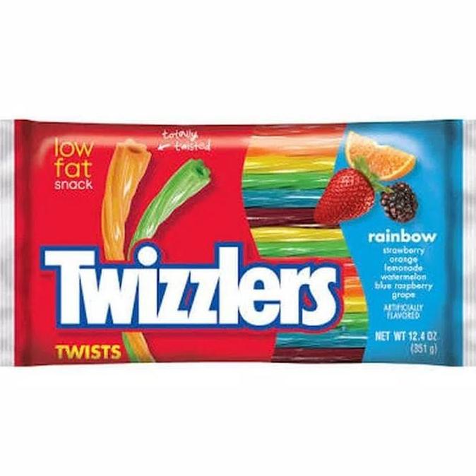 

Sale Twizzlers Rainbow Twists Candy Low Fat Permen Buah Stroberi Import US /PERMEN LUNAK/PERMEN VIRAL/PERMEN MILO/PERMEN YUPI/PERMEN JADUL/PERMEN KARET