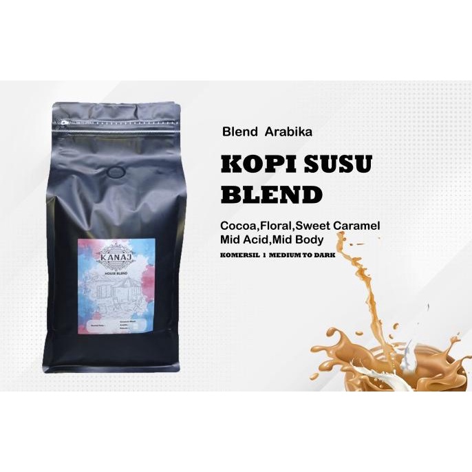 

House Blend Biji Kopi Arabika 1 Kg ( Kopi Susu )