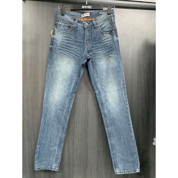 Emba :- celana jeans Reguler dark stone pria hanya ada diramayana ciplaz Depok