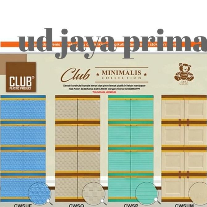 

lemari plastik club besar susun 4 stock ready