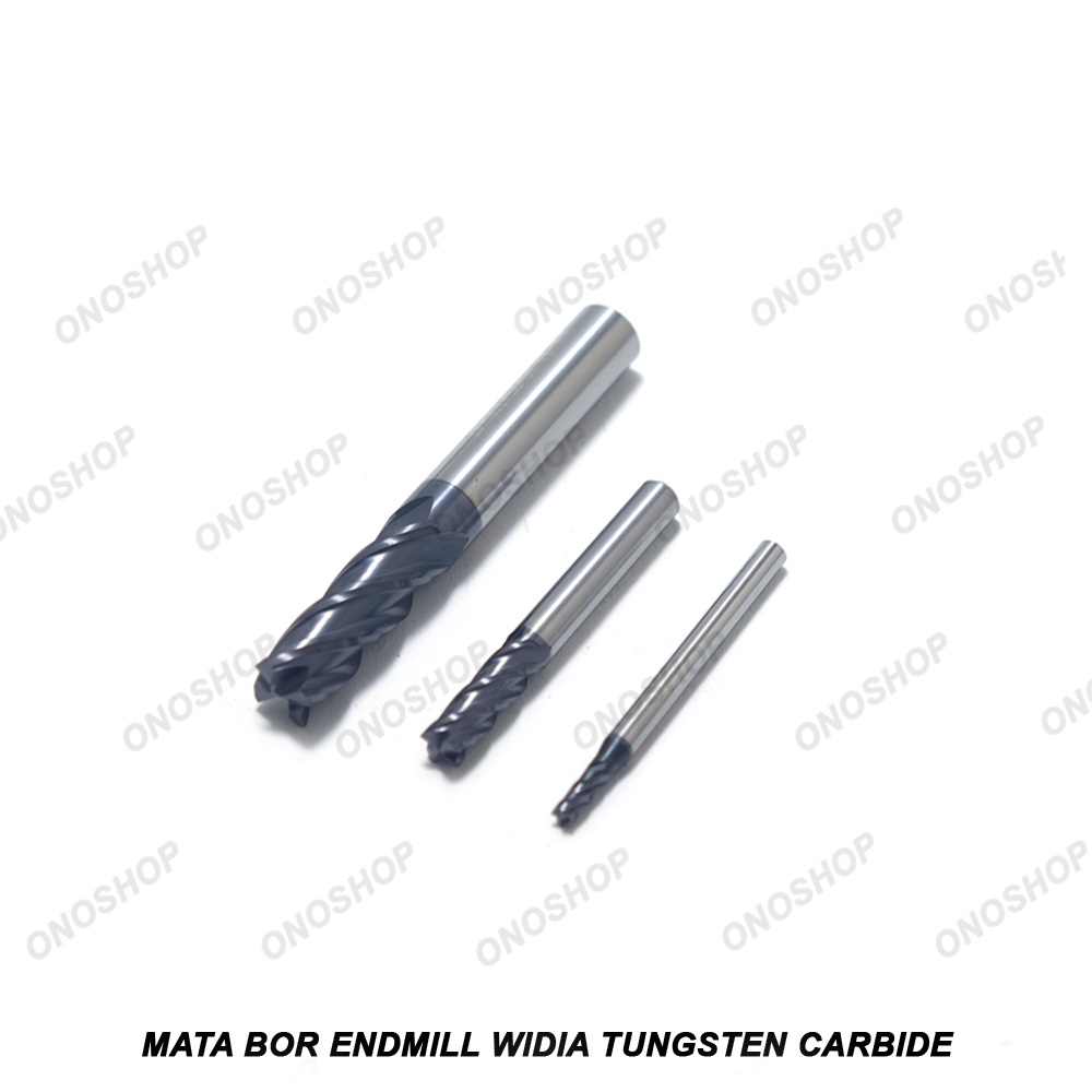 Mata Bor End Mill Endmill Tungsten Carbide - Tipe Flat End - 16 mm