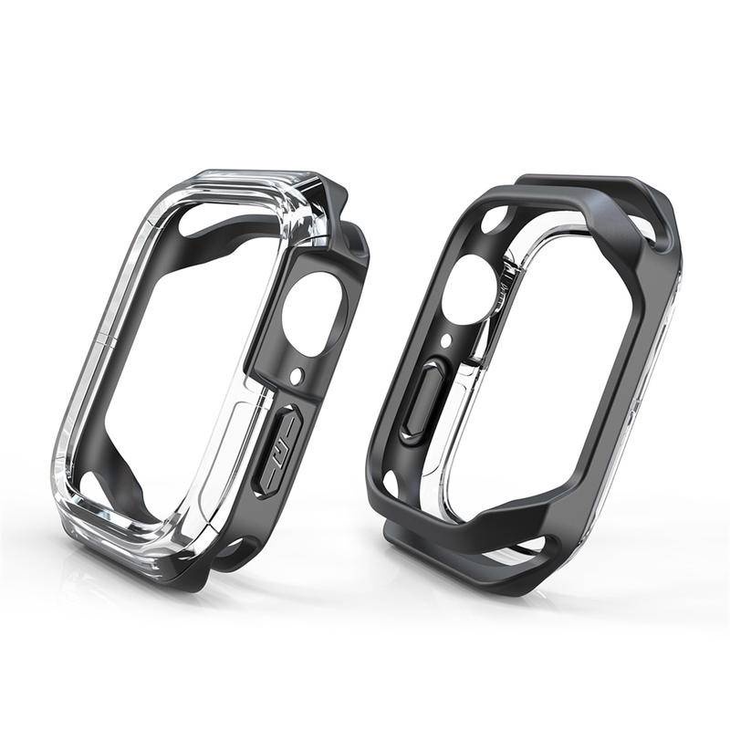 Casing Pelindung Bahan Silikon Lembut Untuk Apple Watch Ultra 49mm Bumper