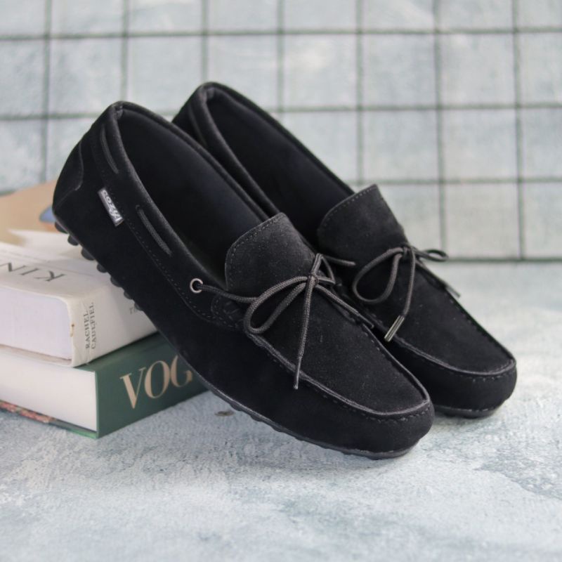 Sepatu Slip On Pria Sepatu Casual Pria Sepatu Kulit Suede Sintetis Sepatu kerja Kuliah Kondangan Xshoesbdg.id x Rennes