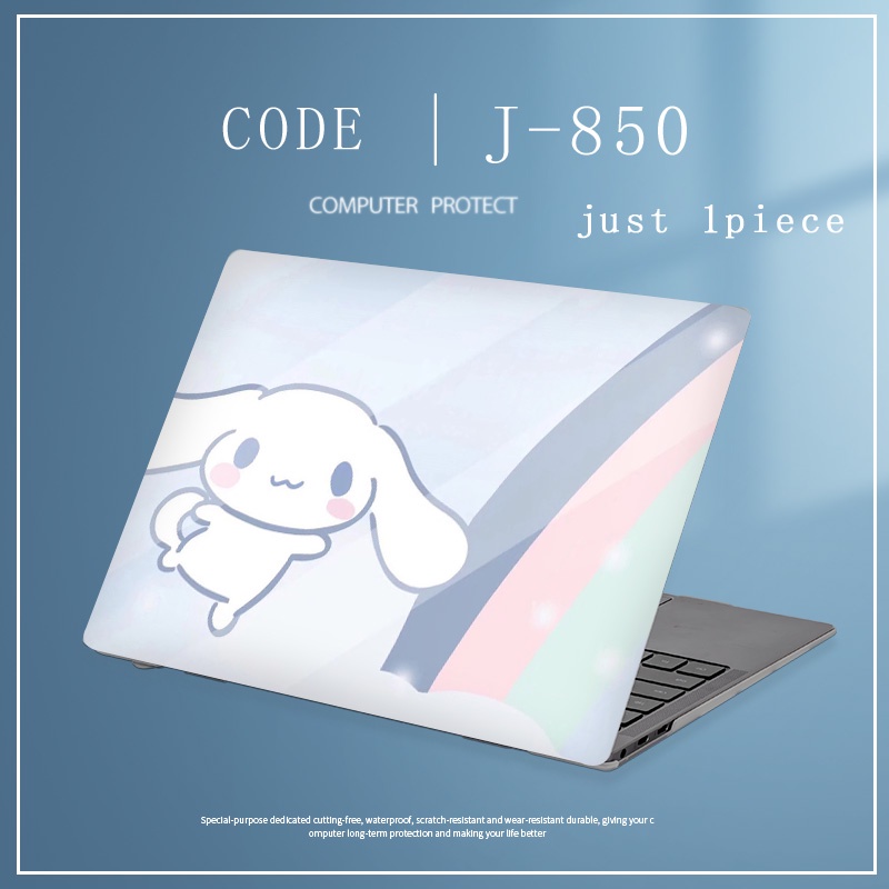 1pc Universal Bebas Potong COD Laptop Decals Colorful Cinnamoroll Marbel Laptop Decor Stiker Untuk DELL Presisi7720Inspiron G7 7588 G3 3779kulit Full Cover Sticker