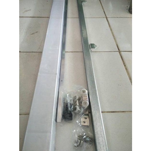 rel pintu geser J3 180cm soligen/rell pintu dorong sliding J3 180cm