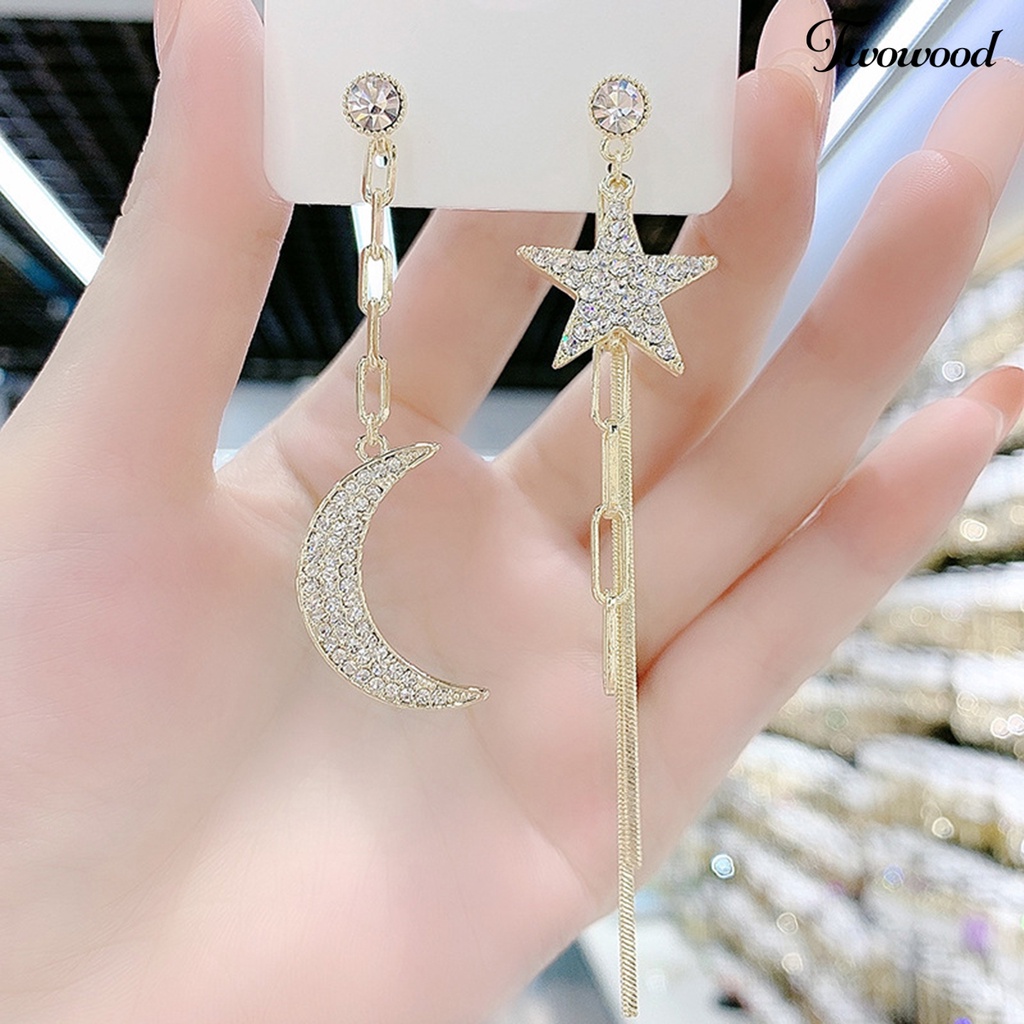 1 Pasang Anting Rumbai Elegan Untuk Wanita