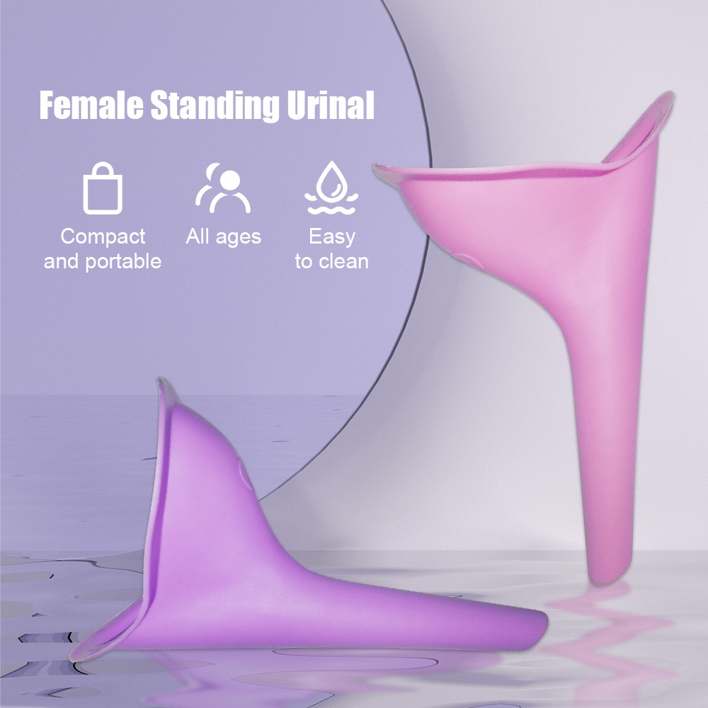 Botol Urinal Wanita Portable Reusable Untuk Outdoor / Camping / Hiking / Travel