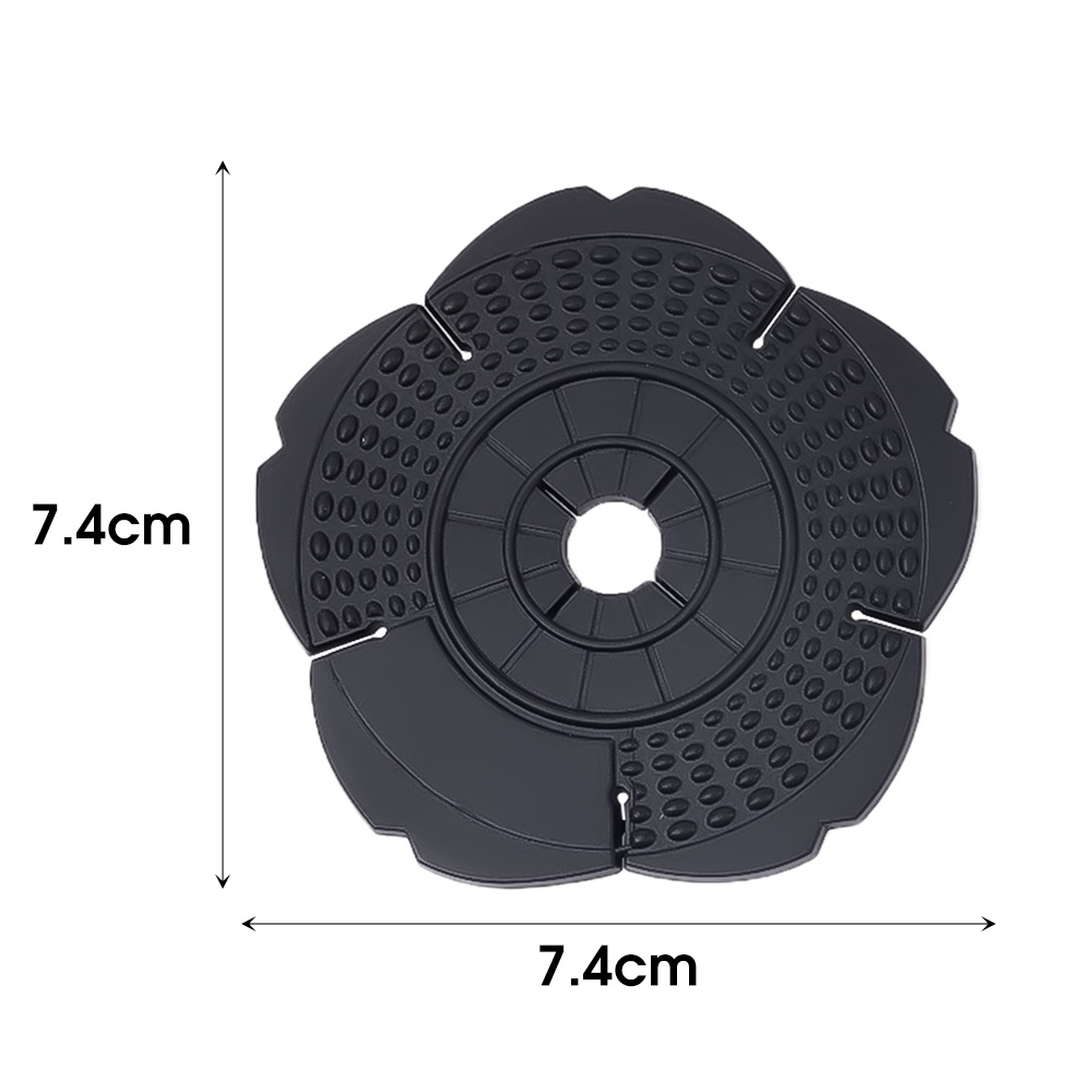 2 Pcs of Small Hole Wiper Hole Protective Cover/Windshield Wiper Cover/Wiper Hole Dust Pad/ The Wiper Bottom Protective Cover is Dustproof and Leaf Debris