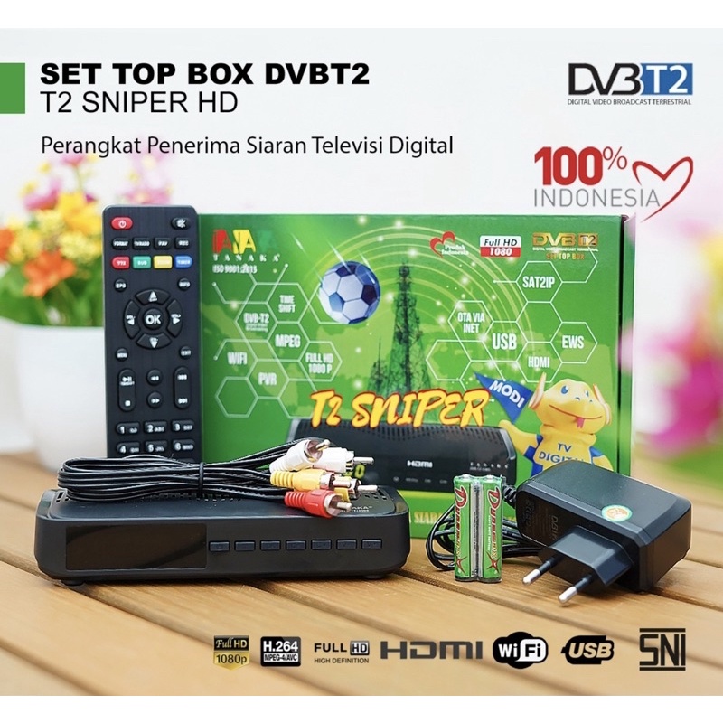 SET TOP BOX DVB T2 TANAKA SNIPER