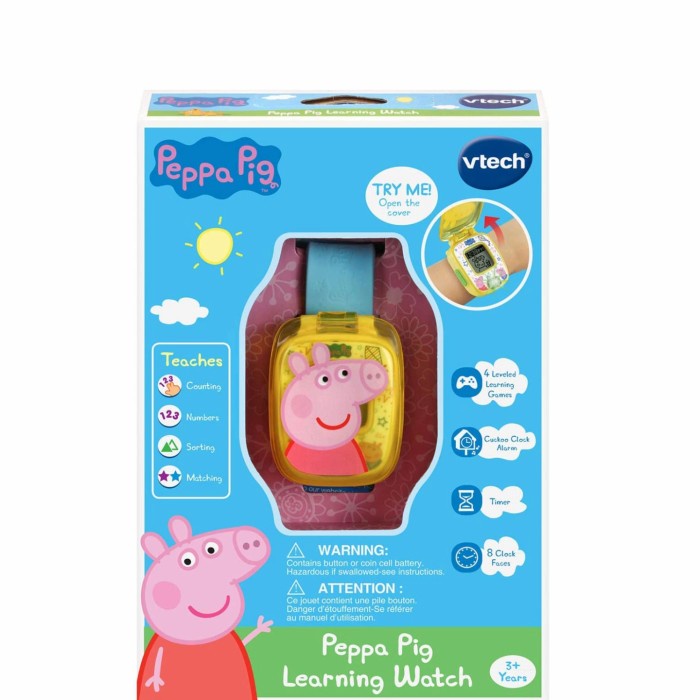 VTECH PEPPA PIG LEARNING WATCH - BLUE