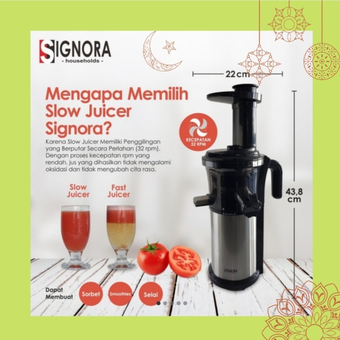 Juicer Slow Juicer Signora Juicer Blender Almond Milk Maker