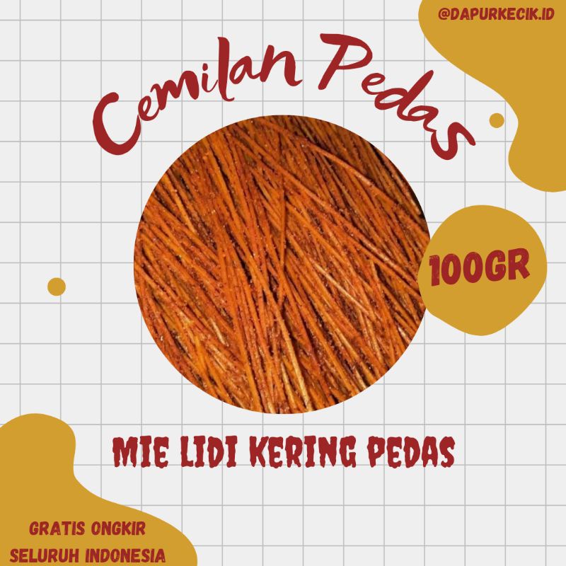 (READY MEDAN) MIE LIDI KERING