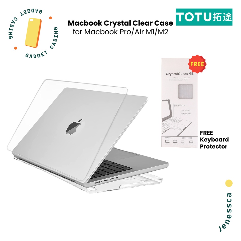 Macbook Clear Case for Macbook Pro 13&quot; M1/M2/Macbook Air 13&quot; M2 2022