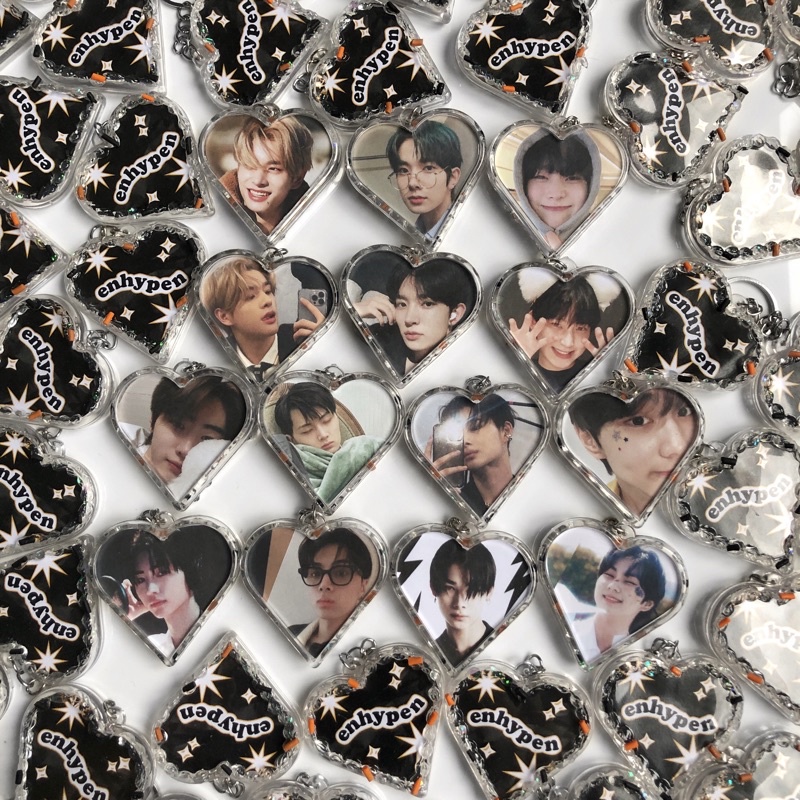 Enhypen Heart Cake Keychain