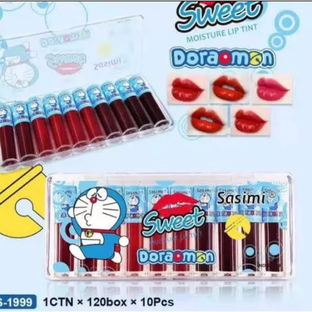 [DAPAT 10 PCS] Sasimi Lip Tint Mini Papan