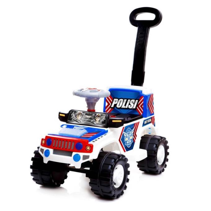 Mainan Mobil Dorong Anak Mobil Jeep Polisi SJR 600 Fitur Lampu Musik stock ada